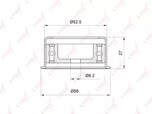 Deflection/Guide pulley, timing belt