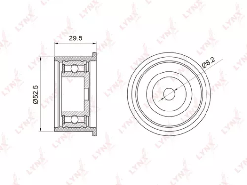 Deflection/Guide pulley, timing belt