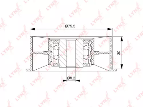 Deflection/Guide pulley (assembly), timing belt