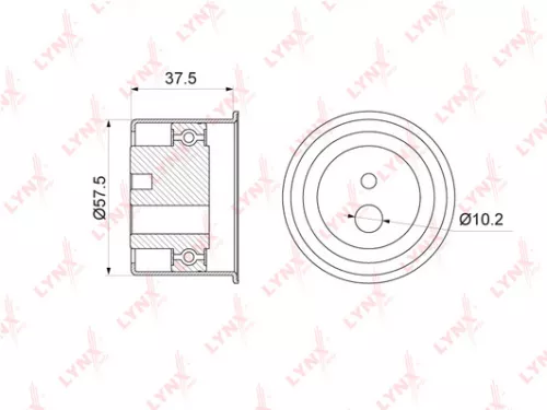 Deflection/Guide pulley (assembly), timing belt