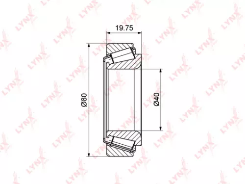 LYNXAUTO Wheel Bearing (WB-1097)