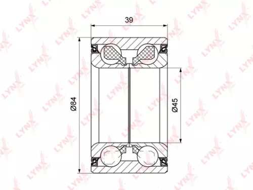 Wheel bearing, front