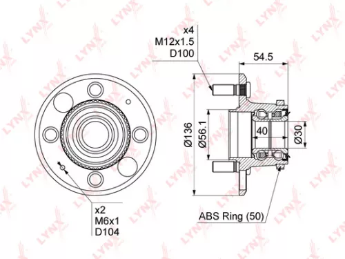 LYNXAUTO Wheel Hub (WH-1098)