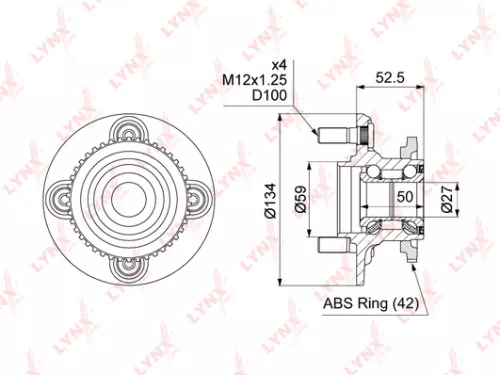 LYNXAUTO Wheel Hub (WH-1107)