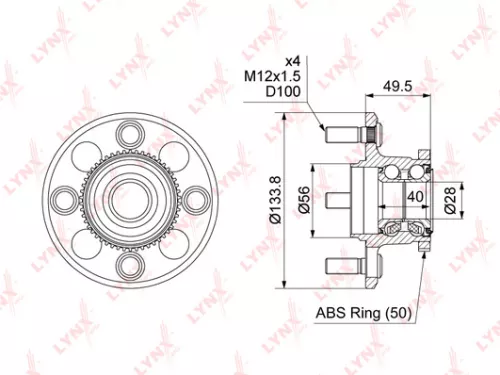 LYNXAUTO Wheel Hub (WH-1157)